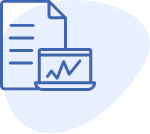 analytics and reporting banner used on the website maintenance service page of Noortaj