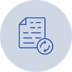 content update icon used on the website maintenance service page of Noortaj