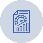 Performance Report illustration used on the website maintenance service page of Noortaj