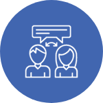 transparent communication icon