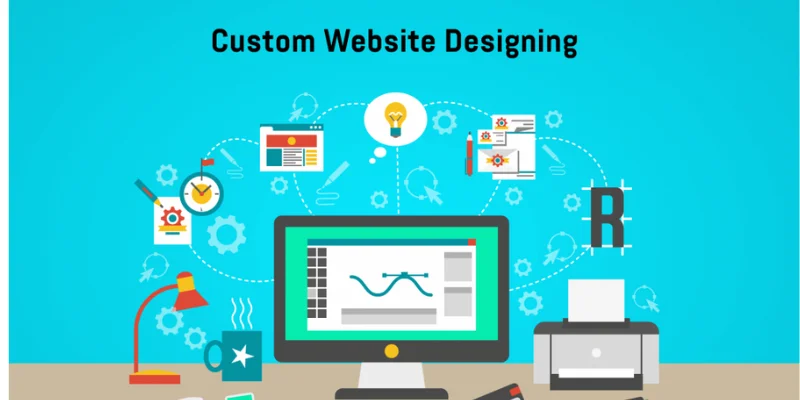 image of custom website design